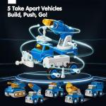 STEM Take Apart Trucks Transform to Robot Educational Toy