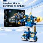 STEM Take Apart Trucks Transform to Robot Educational Toy