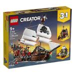 LEGO 3-in-1 Pirate Ship Building Set Toy
