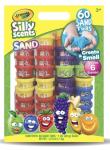 Crayola Silly Scents Play Sand | 60x1oz Tubs | 6 Bright Colors and Scents | Kids Easter Basket Fillers Party Favors for Kids Goodie Bags | Classroom Prizes, Sensory Bin Toys