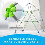 NATIONAL GEOGRAPHIC Creative Indoor Fort Building Kit - 135 Pieces for Kids Ages 6-12, STEM Building Toys for Imaginative Play, Blanket Fort (Amazon Exclusive)