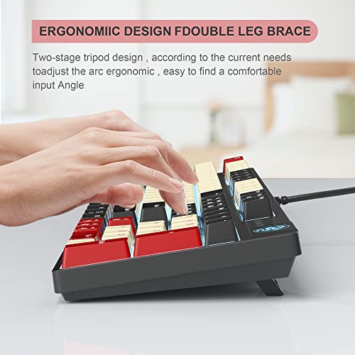 MageGee MK-Armor Gaming Keyboard - LED Backlit, Red Switches