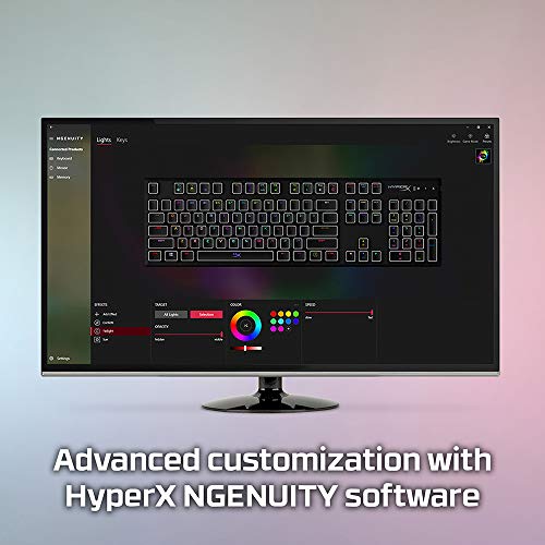 HyperX Alloy Origins - Compact RGB Mechanical Gaming Keyboard