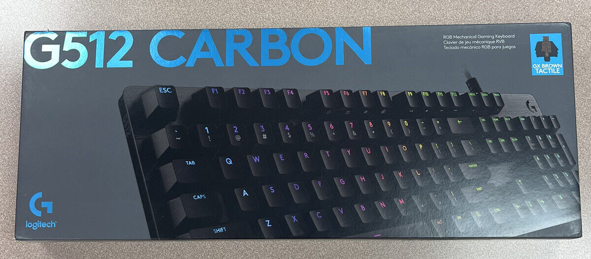 Logitech G512 RGB Mechanical Gaming Keyboard - Tactile