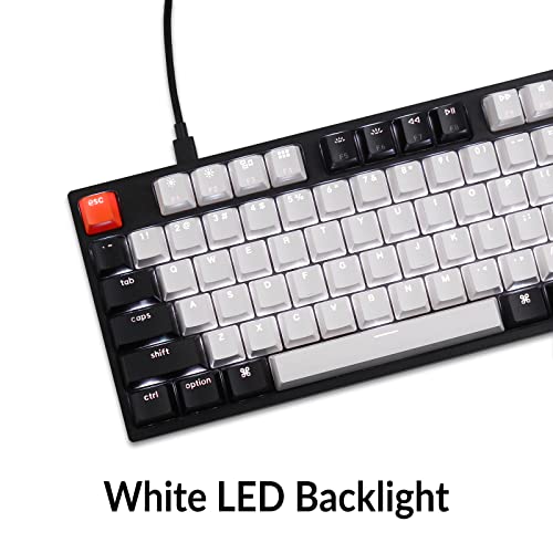 Keychron C1 Hot-swappable Wired TKL Keyboard, Gateron G Pro Brown