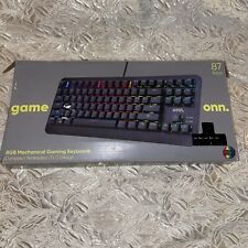 onn. RGB Tenkeyless Mechanical Gaming Keyboard, Blue Switches