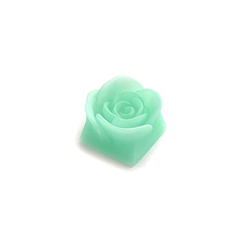 Green Rose Artisan Keycap for MX Mechanical Keyboards