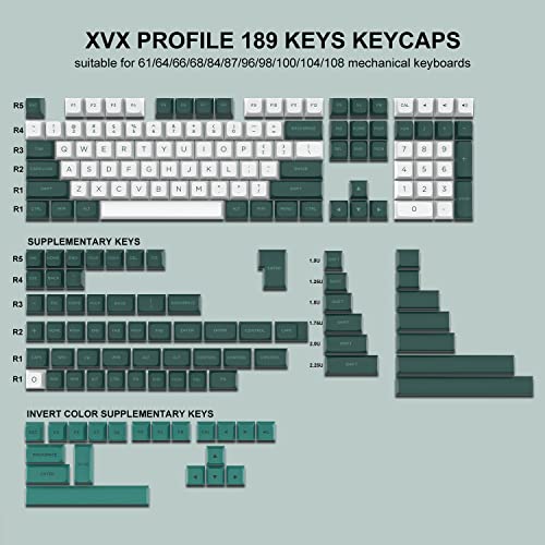 Dagaladoo PBT Keycaps Set for Mechanical Keyboards