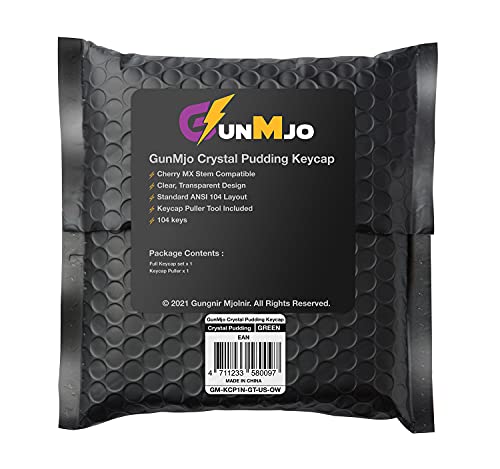 GunMjo Pudding Keycap Set for Backlit Gaming Keyboards