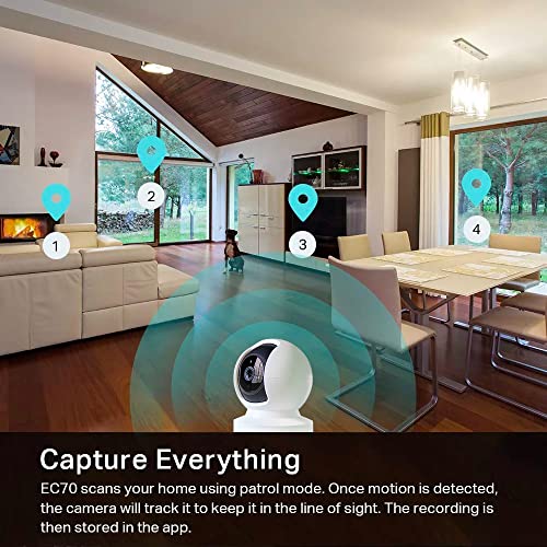 Smart Home Pan/Tilt Security Camera - 1080p HD