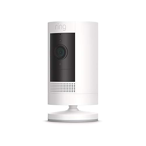 White Ring Stick Up Cam with Privacy Controls