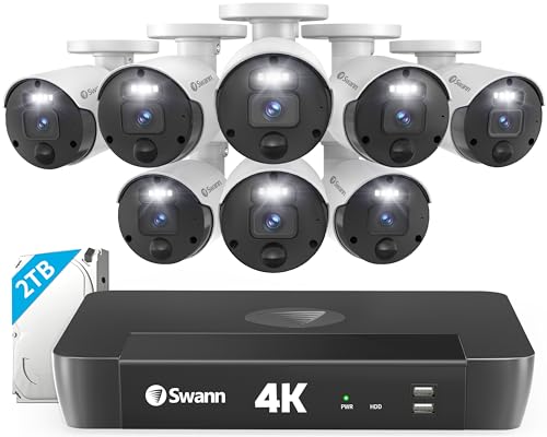 Swann 8 Cam Security System with 2TB HDD