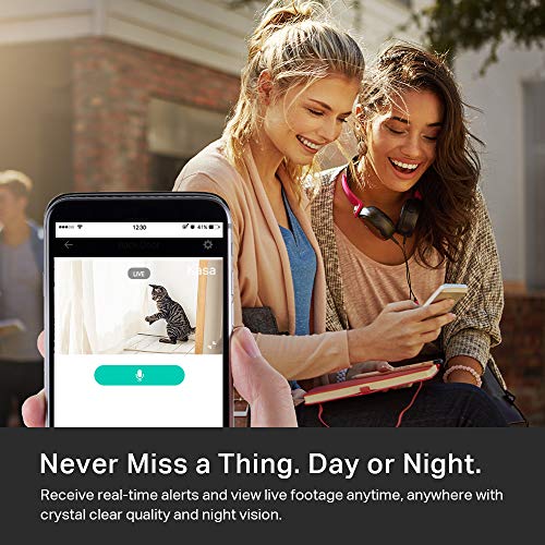 Smart Indoor Security Camera Works with Alexa & Google Home