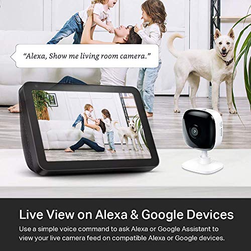 Smart Indoor Security Camera Works with Alexa & Google Home