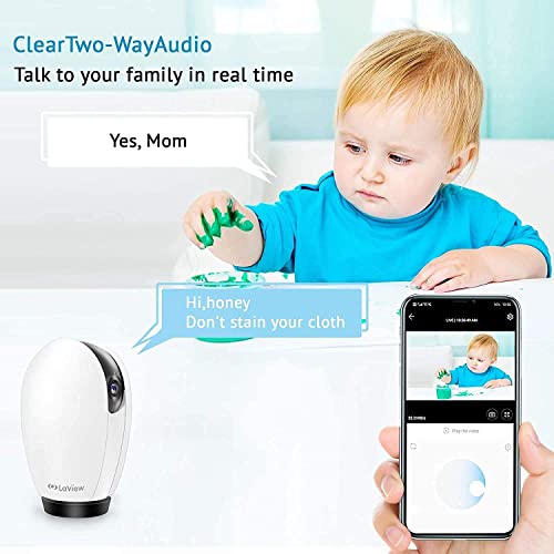 LaView 1080P Indoor Security Camera with App Connectivity