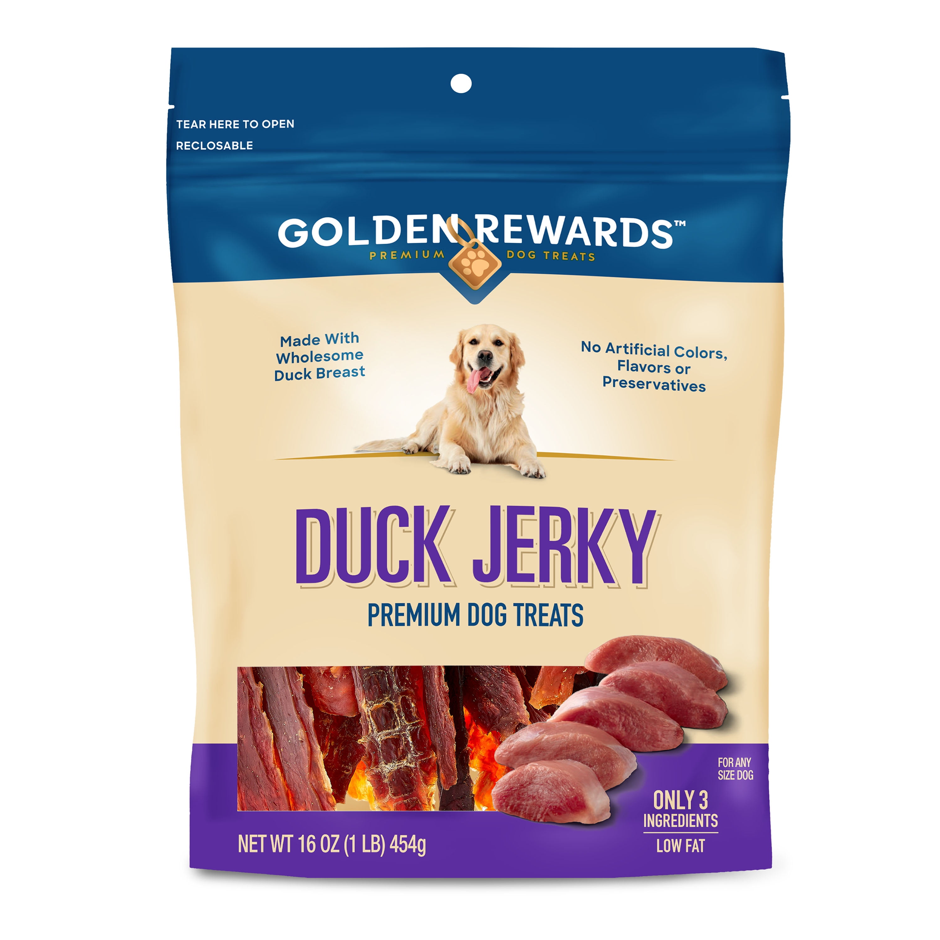Duck Flavor Premium Dog Treats, 16oz