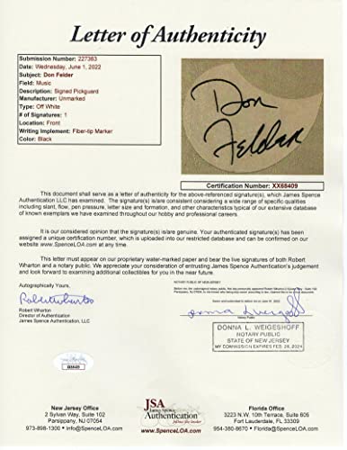 Don Felder Signed Gibson Epiphone Acoustic Guitar