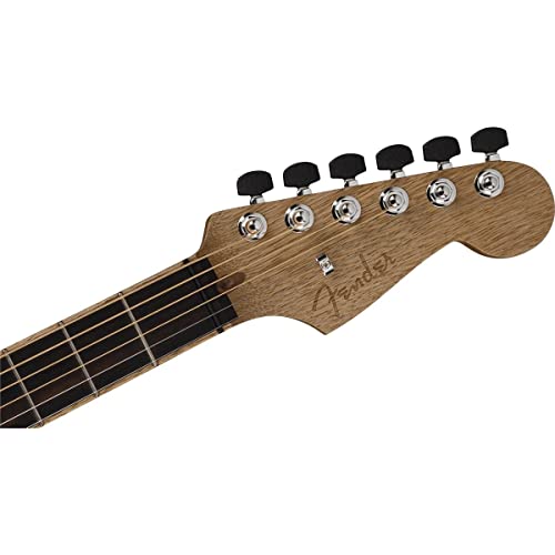 Fender Acoustasonic Stratocaster Guitar - Cocobolo Natural Limited-edition