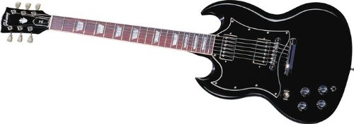Left Handed Gibson SG Standard Electric Guitar, Ebony