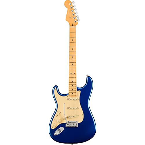 Left-handed Fender American Ultra Stratocaster in Cobra Blue