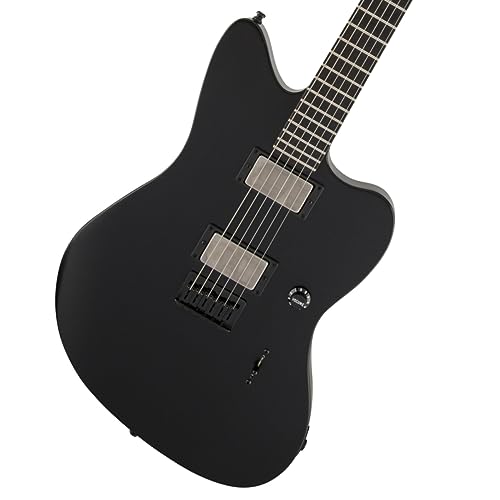 Fender Jim Root Jazzmaster Guitar, Flat Black, Ebony