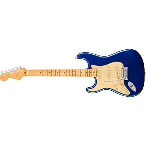 Left-handed Fender American Ultra Stratocaster in Cobra Blue