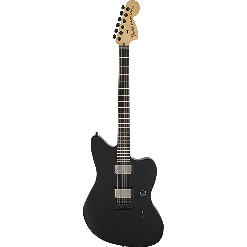 Fender Jim Root Jazzmaster Guitar, Flat Black, Ebony