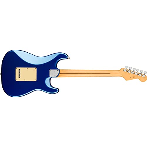 Left-handed Fender American Ultra Stratocaster in Cobra Blue