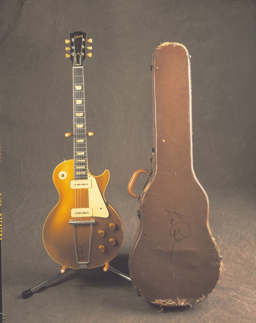 1952 Gibson Les Paul with Autograph, Gold Top Finish