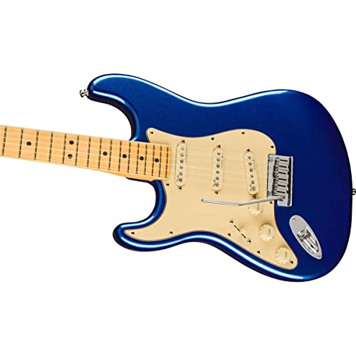 Left-handed Fender American Ultra Stratocaster in Cobra Blue