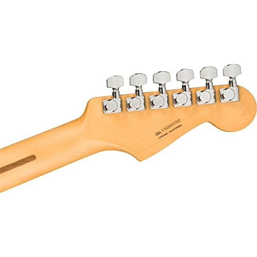Left-handed Fender American Ultra Stratocaster in Cobra Blue