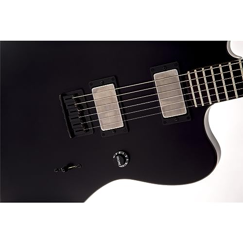 Fender Jim Root Jazzmaster Guitar, Flat Black, Ebony