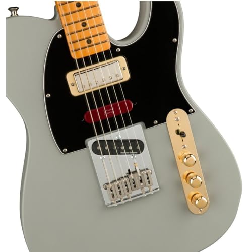 Fender Brent Mason Telecaster Guitar, Primer Gray Maple