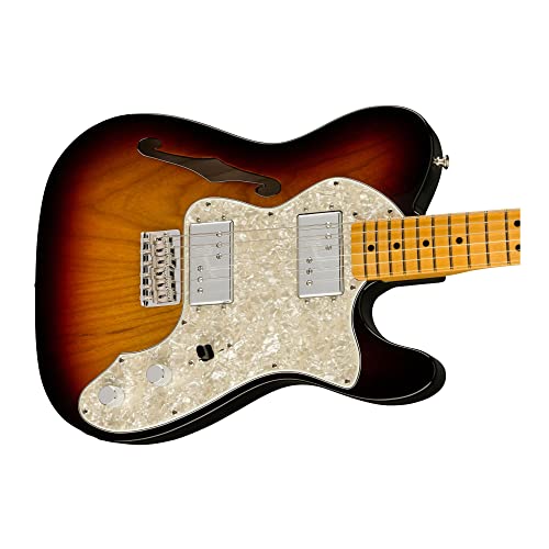 Fender Telecaster Thinline Electric Guitar - 3-color Sunburst