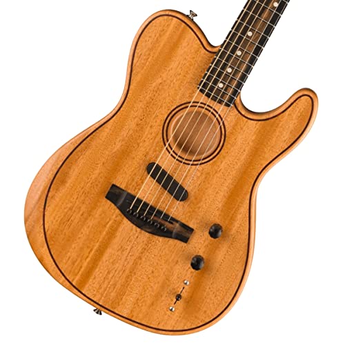 Fender Acoustasonic Telecaster Mahogany Acoustic Electric Guitar, Natural