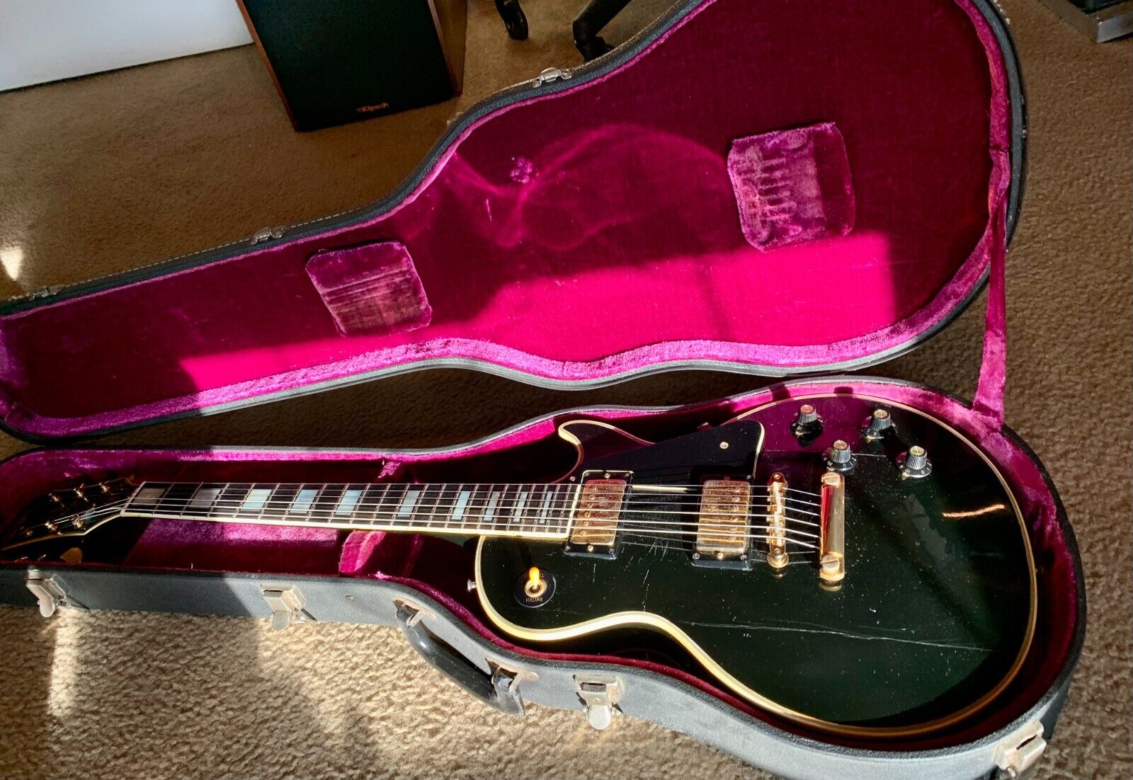 1972 Gibson Les Paul Custom Black Beauty - GOLD