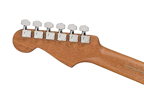 Fender American Acoustasonic Stratocaster Acoustic Electric Guitar - Black