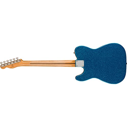 Fender J Mascis Telecaster Electric Guitar, Blue Sparkle