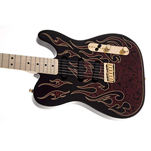 Fender James Burton Telecaster - Red Paisley Flames