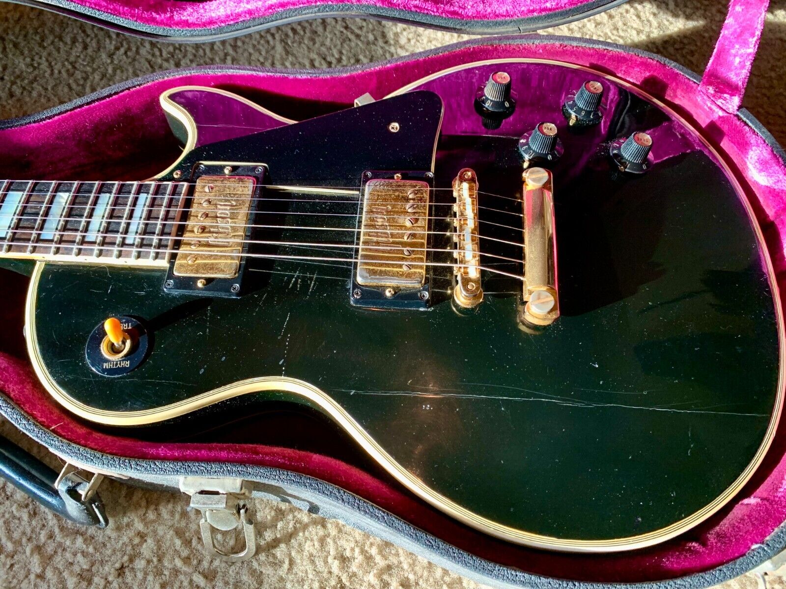1972 Gibson Les Paul Custom Black Beauty - GOLD