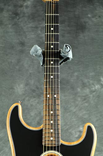 Fender American Acoustasonic Stratocaster Acoustic Electric Guitar - Black