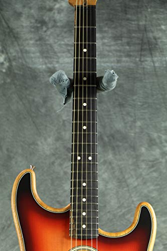 Fender Acoustasonic Stratocaster Electric Guitar, Sunburst, Ebony, Gig Bag