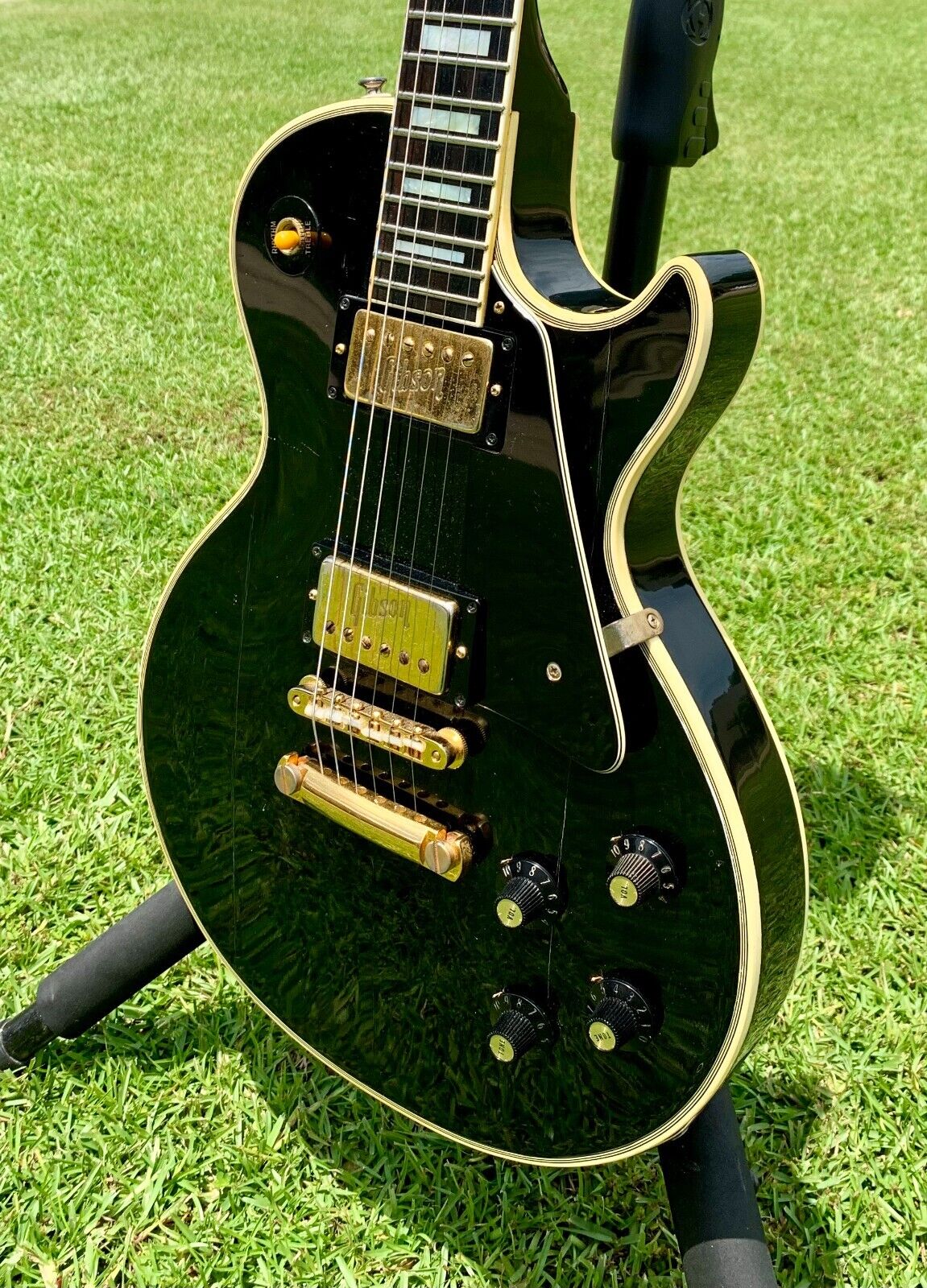 1972 Gibson Les Paul Custom Black Beauty - GOLD