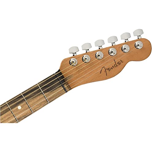 Fender Acoustasonic Telecaster Guitar, Surf Green, Ebony Fingerboard