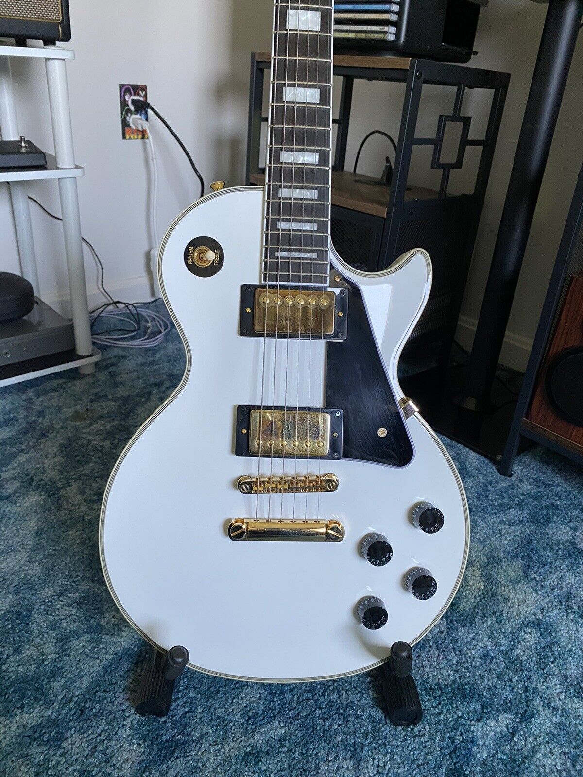 Epiphone Les Paul Custom Electric Guitar - Alpine White