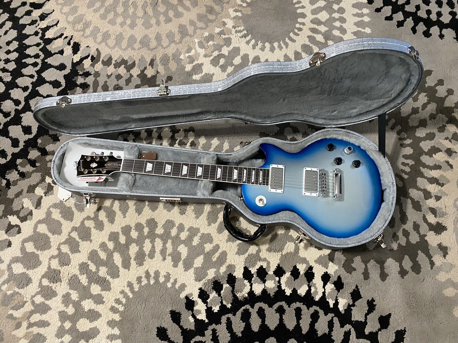 2007 Gibson Limited Edition Les Paul Robot Blue Silverburst