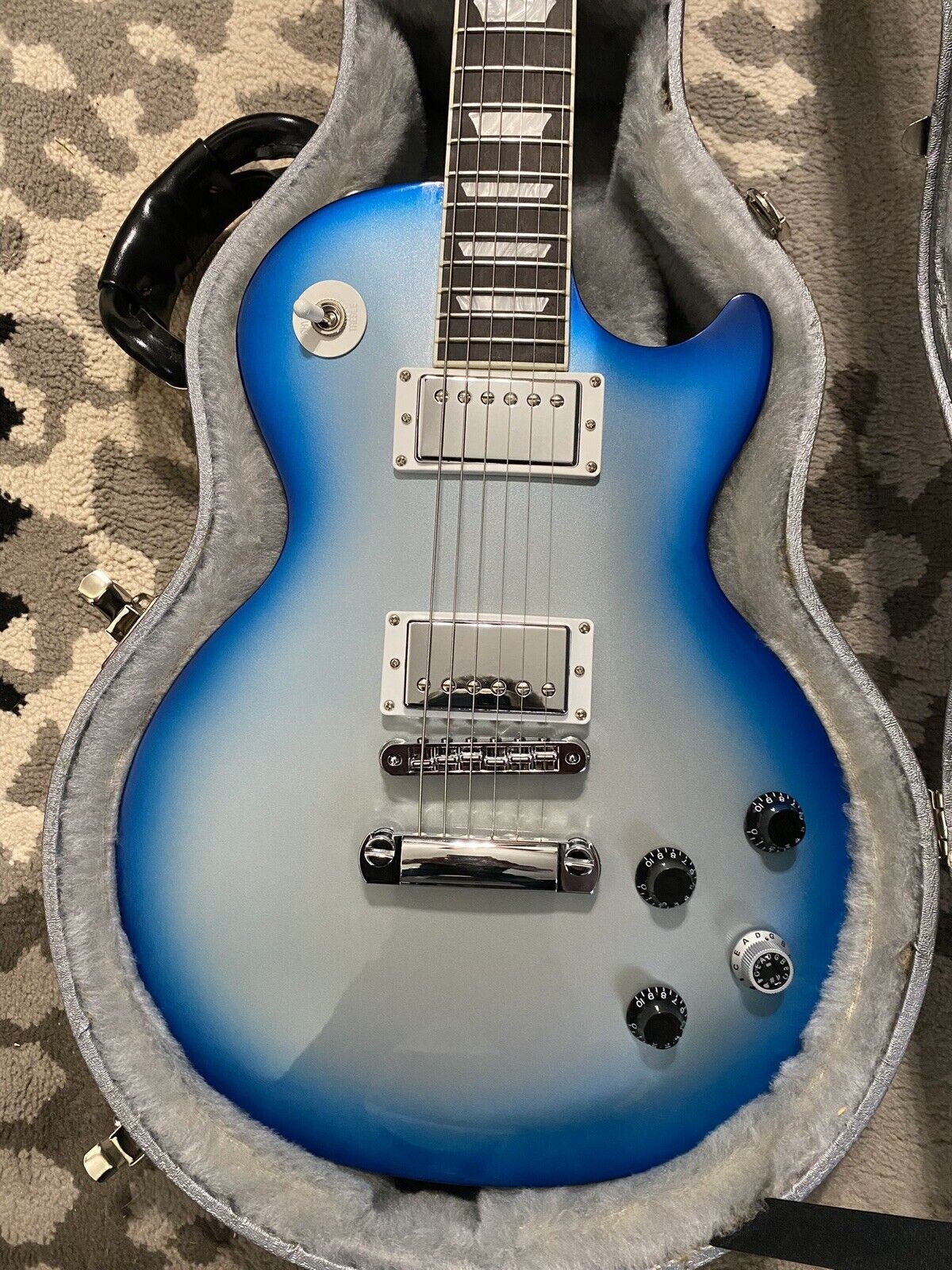 2007 Gibson Limited Edition Les Paul Robot Blue Silverburst