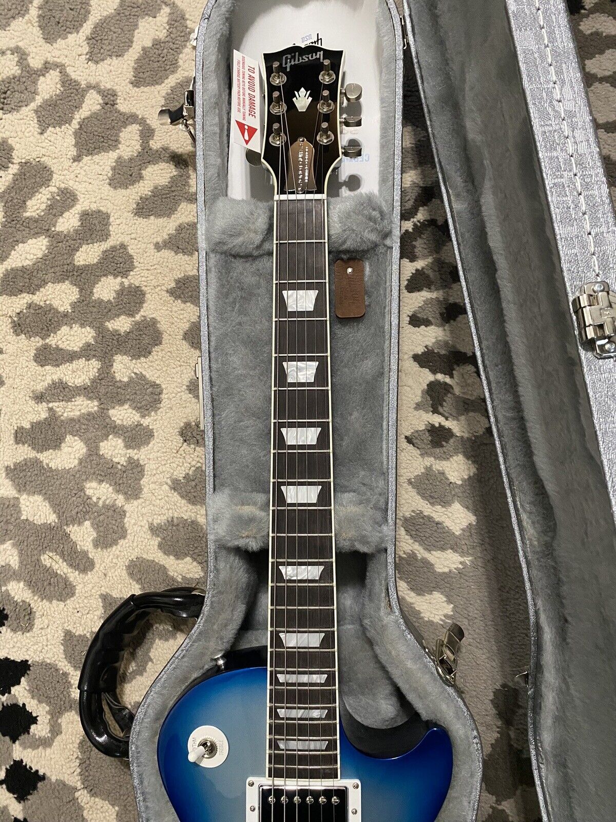 2007 Gibson Limited Edition Les Paul Robot Blue Silverburst