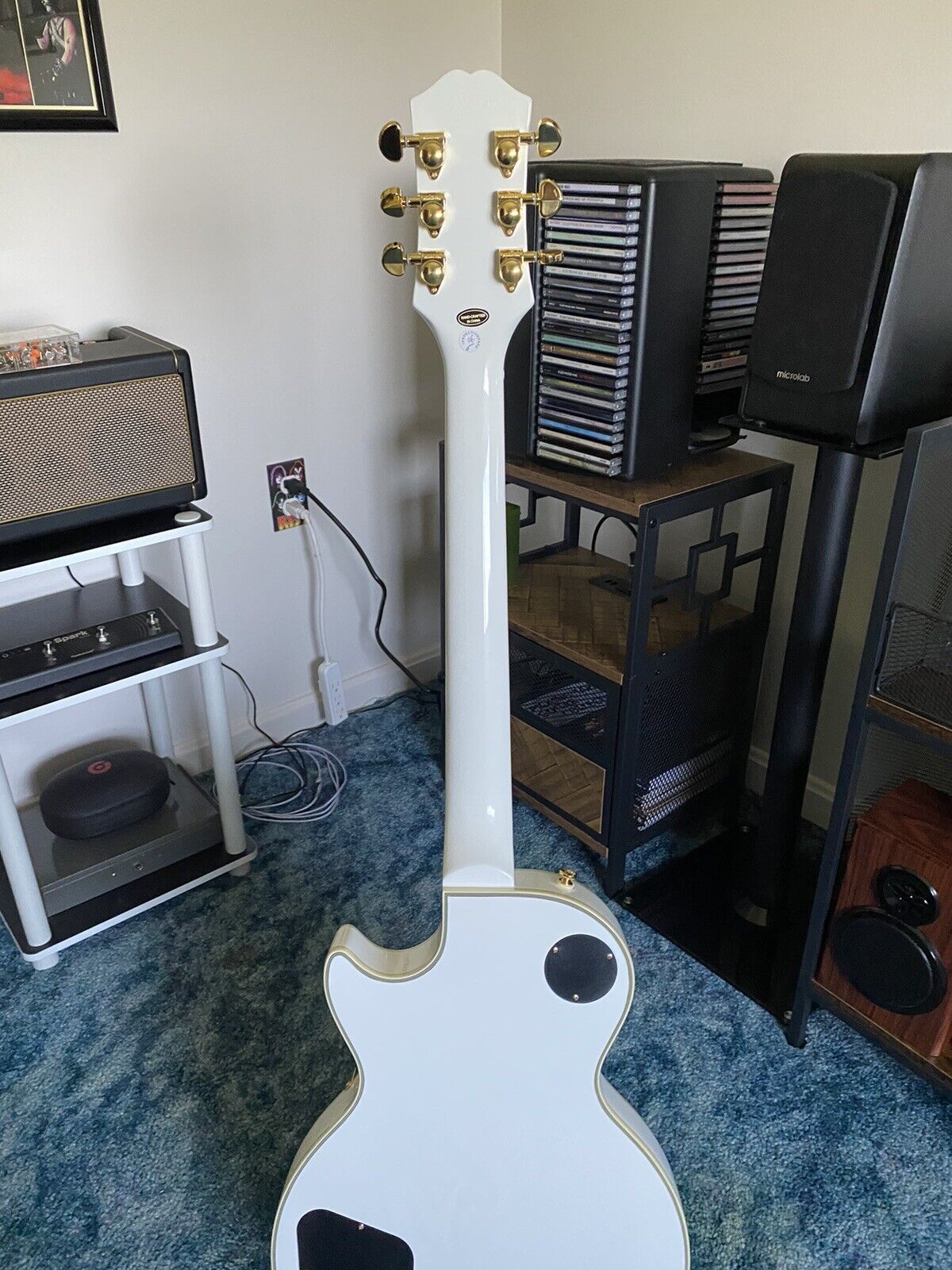 Epiphone Les Paul Custom Electric Guitar - Alpine White