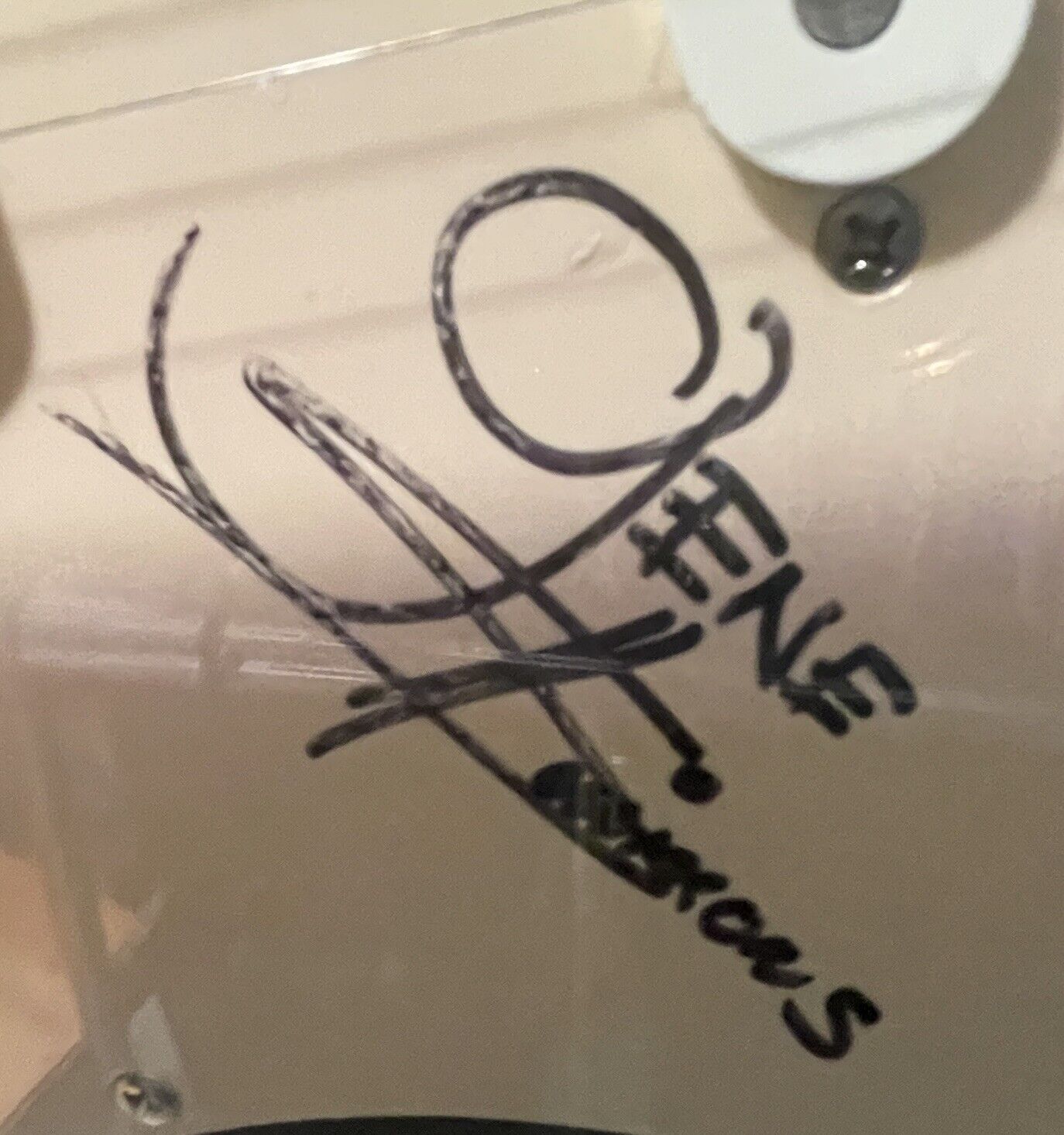 KISS Autographed Squier Strat Guitar with Case